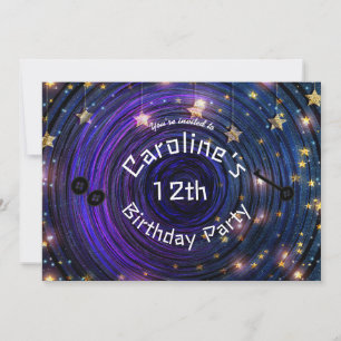 Button Eyes & Skeleton Key Other World Party Invitation