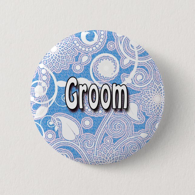 Button: Groom Button (Front)