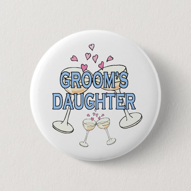 Button: Groom's Daughter Button (Front)