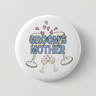 Button: Groom's Mother Pinback Button