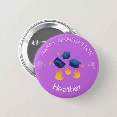Button _ Happy Graduation Personalize _ Add name
