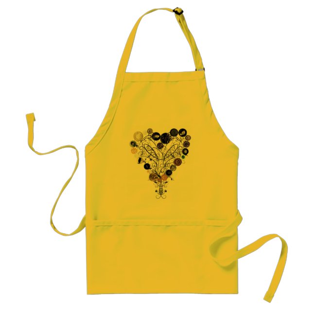 Button Heart Apron (Front)