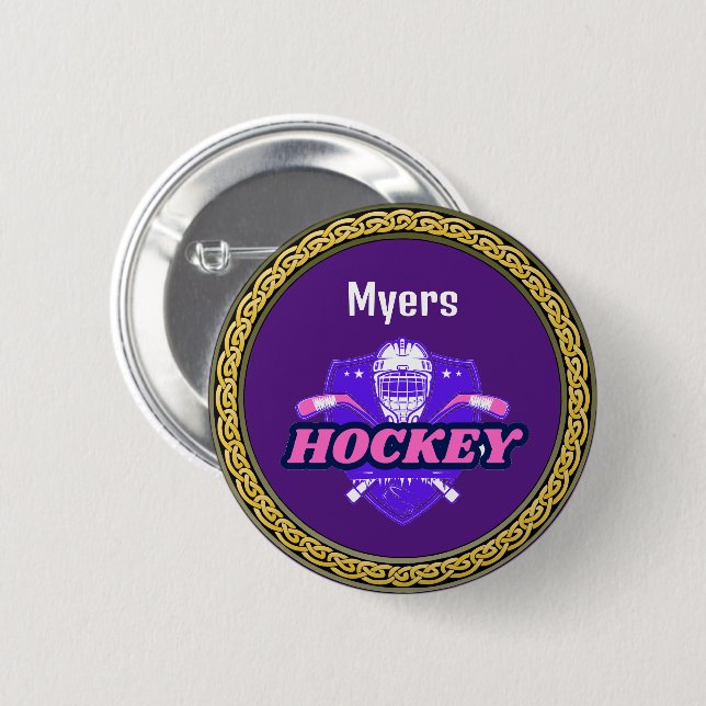 Button Hockey Gear - Personalized -Add Name (Front & Back)
