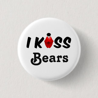 Button I Kiss Bears