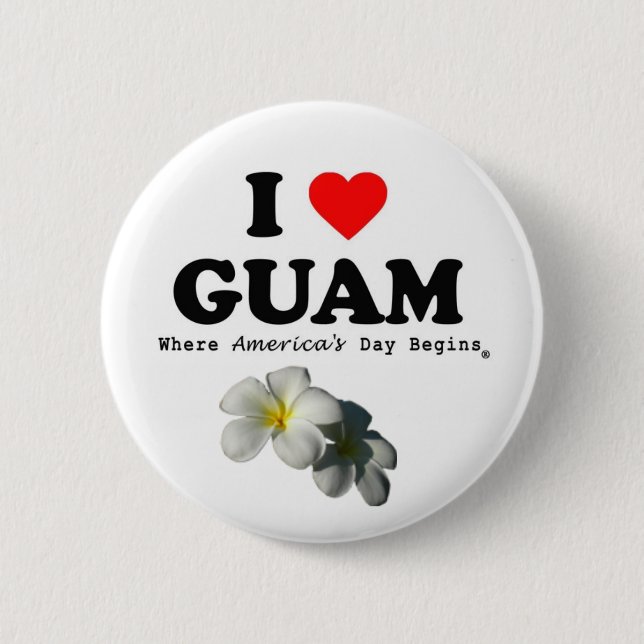 Button "I LOVE GUAM " (Front)