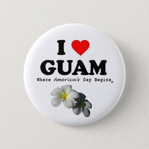 Button I LOVE GUAM 