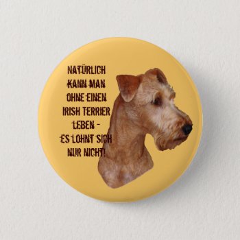 Button "irish Terrier" by mein_irish_terrier at Zazzle