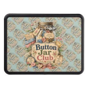 Button Jar Club Cottagecore Sewing Collage Hitch Cover