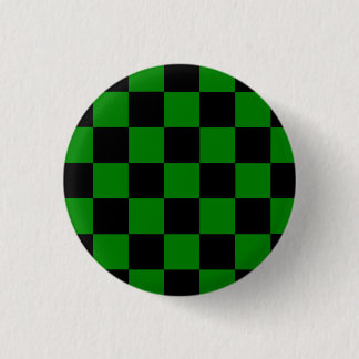 Button Karo black/green