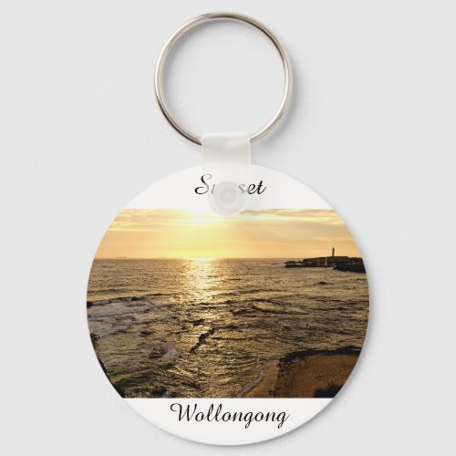 Button Key Ring