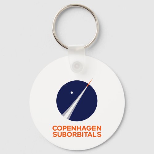 Button Keychain with Copenhagen Suborbitals Logo