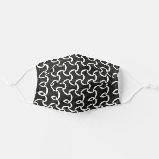 Button Knot Pattern Adult Cloth Face Mask