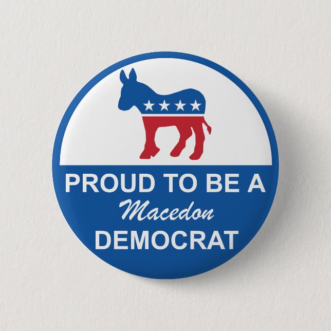 Button Macedon Dems 2 (Front)