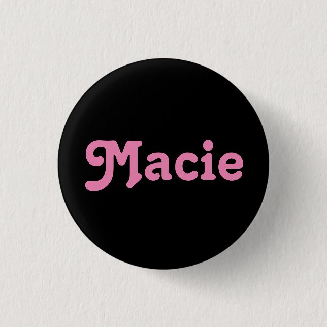 Button Macie (Front)