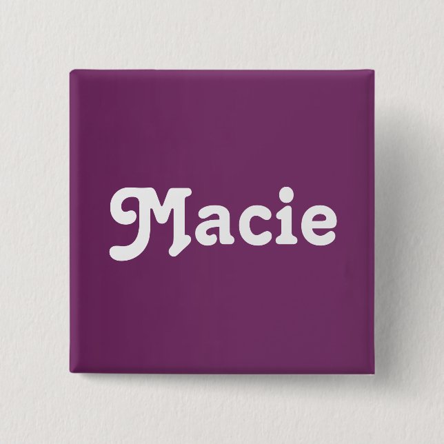 Button Macie (Front)