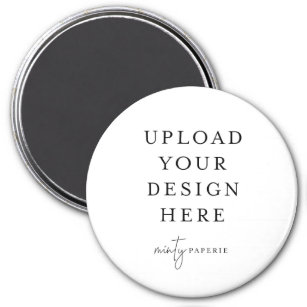 Button Magnet 3" Large Round