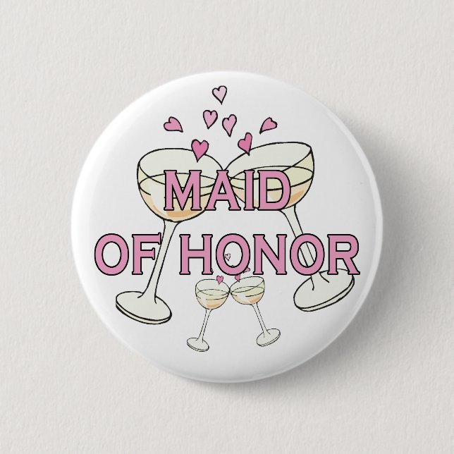 Button: Maid of Honor Button (Front)