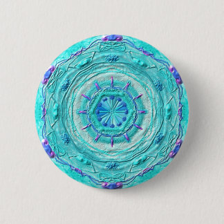 Button Mandala 08 "Turquoise"