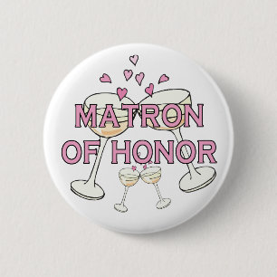 Button: Matron of Honor Button