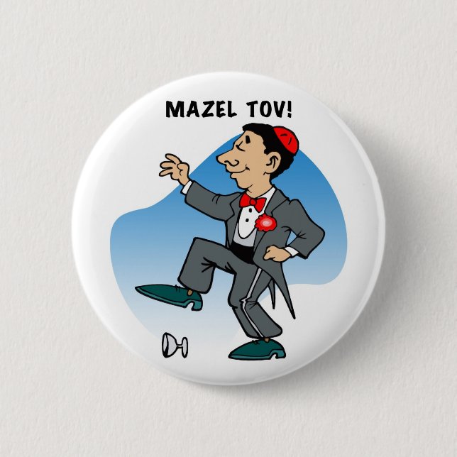 Button: Mazal Tov Button (Front)