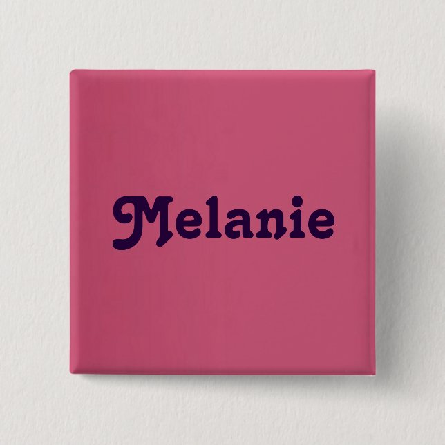 Button Melanie (Front)