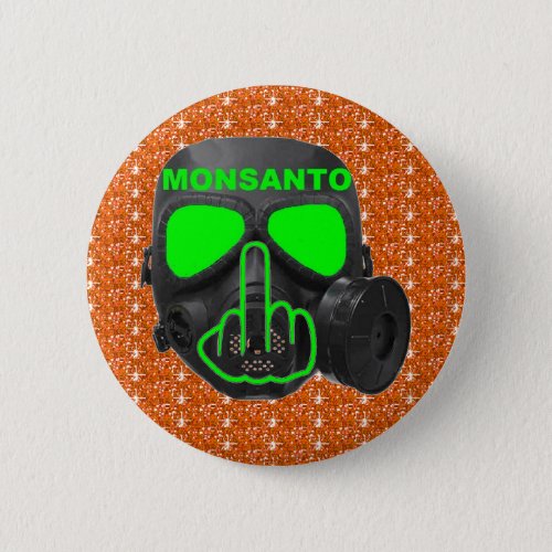 Button Monsanto Gas Mask Flip