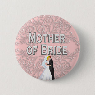 Button: Mother of Bride Pinback Button