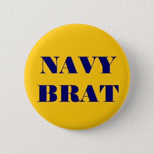 Button Navy Brat