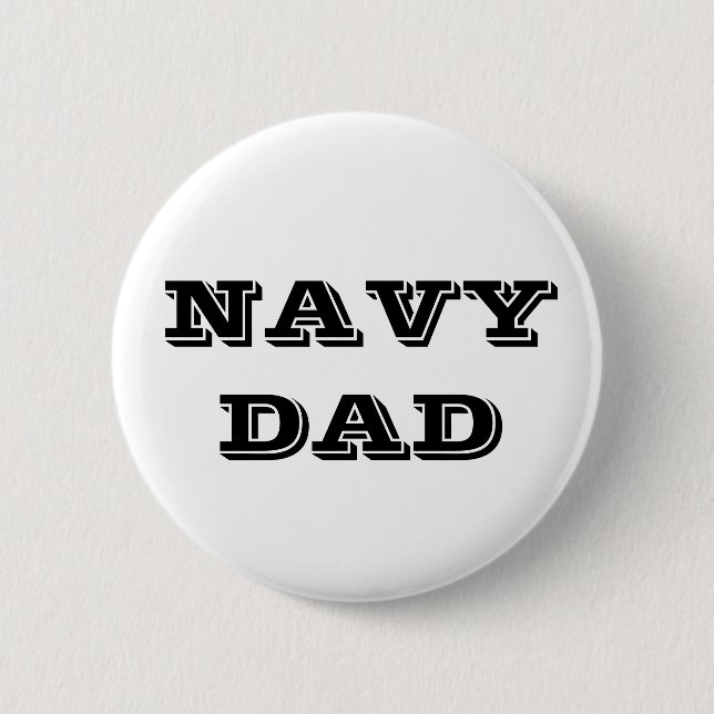 Button Navy Dad (Front)