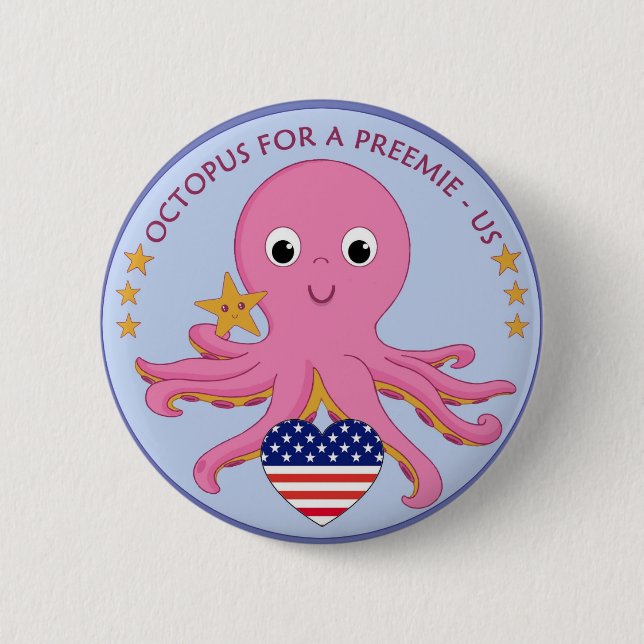 Button Octopus For A Preemie US (Front)