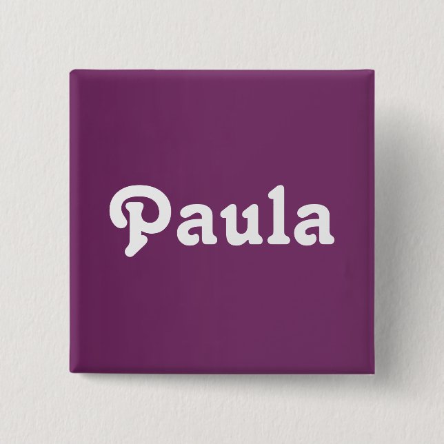 Button Paula (Front)