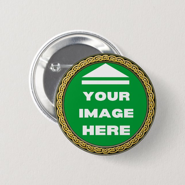 Button - Personalized - Add Image / Text (Front & Back)