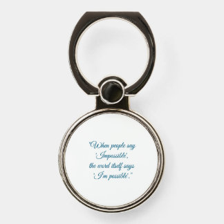 Button Phone Ring Stand