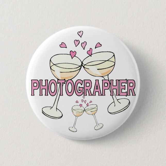 Button: Photographer Pinback Button (Front)