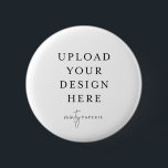 Button Pin 2-1/4"<br><div class="desc">Customize your button pin design in Templett. After you are done editing, download your file in a JPG format (don't forget to turn on the bleed option). Upload your design here by clicking on the blue "Personalize" button.</div>