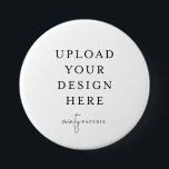 Button Pin 3"<br><div class="desc">Customize your button pin design in Templett. After you are done editing, download your file in a JPG format (don't forget to turn on the bleed option). Upload your design here by clicking on the blue "Personalize" button.</div>