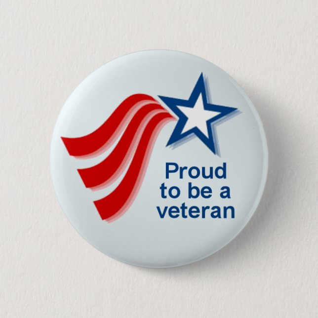 BUTTON_proud2b_veteran Pinback Button (Front)