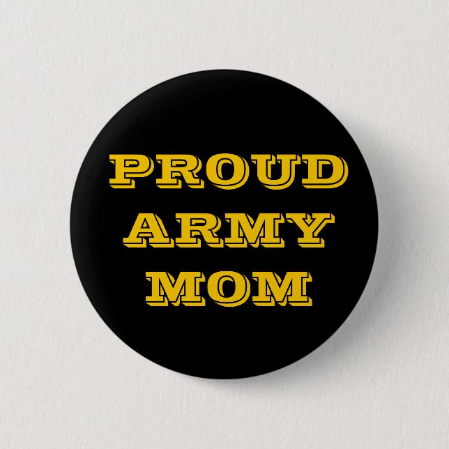 Button Proud Army Mom (Front)