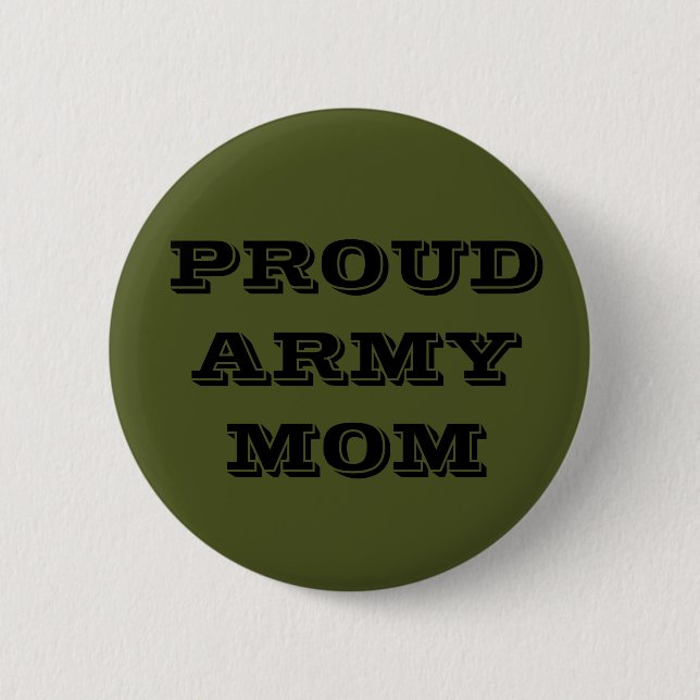 Button Proud Army Mom (Front)