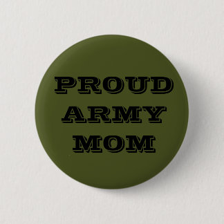 Button Proud Army Mom