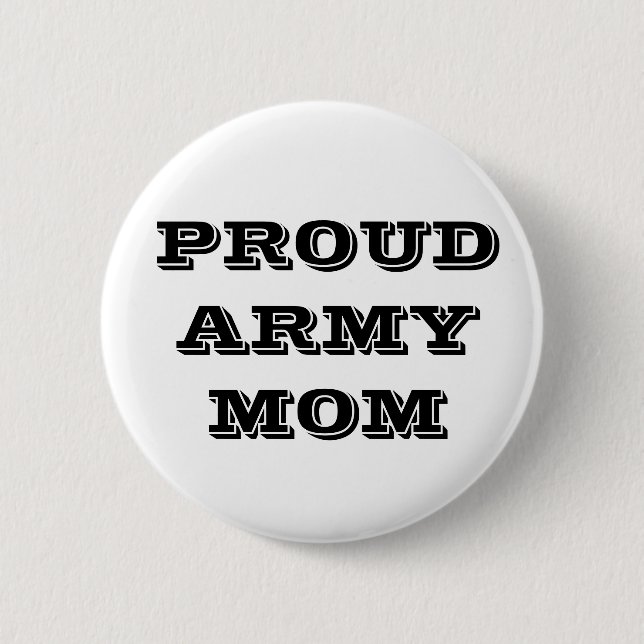 Button Proud Army Mom (Front)