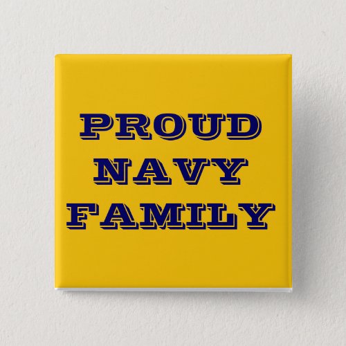 Button Proud Navy Family