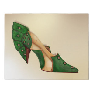 BUTTON PUMP FAUX CANVAS PRINT