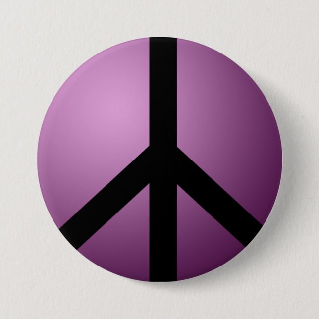 Button Purple Peace Template Customize It (Front)