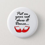 Button - Red Shoes at Zazzle