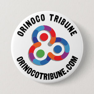 Button rounded logo black