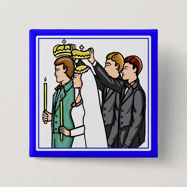 Button: Russian Orthodox Pinback Button (Front)