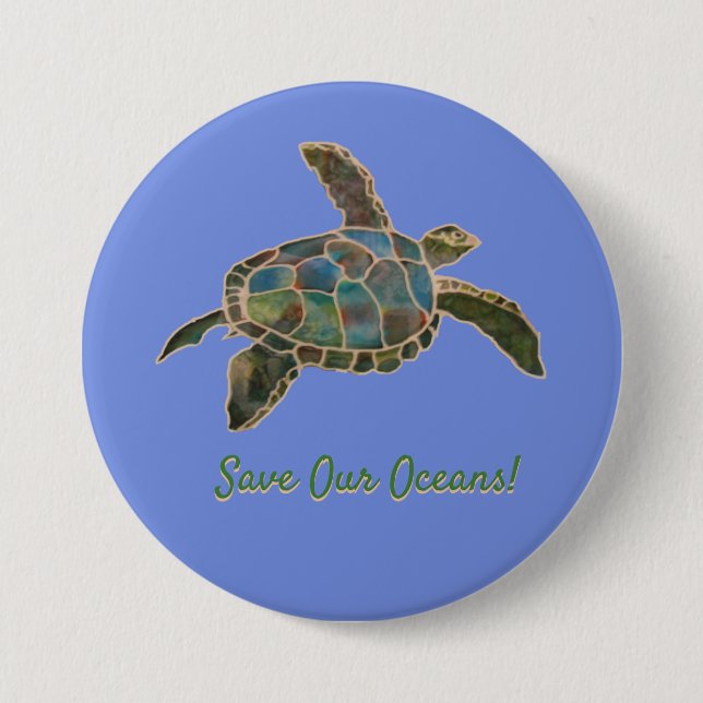 Button - Sea Turtle (Front)