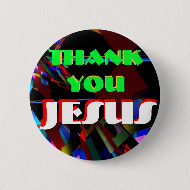 button-Thank you Jesus Button (Front)