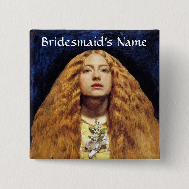 Button: The Bridesmaid Pinback Button (Front)